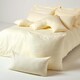 image 4 of Homescapes Pastel Yellow European Size Egyptian Cotton Pillowcase 330 TC - 60 x 60 cm | Yellow