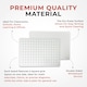 image 3 of Pack of 12 Square Grid A4 Drywipe Whiteboards