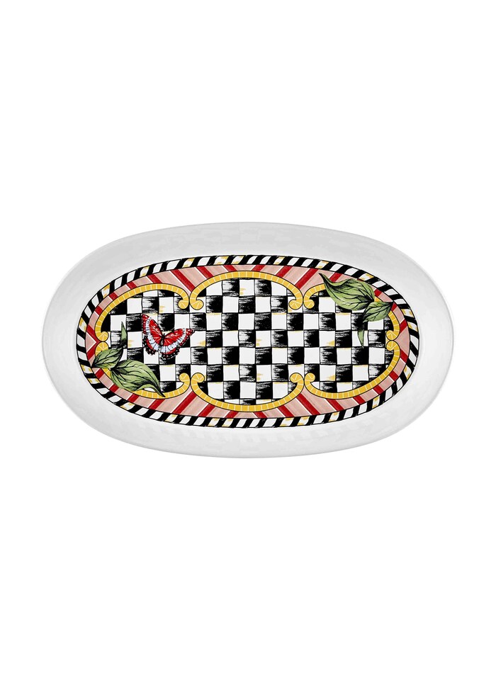 image 1 of Jardin Collection Oval Serving Platters (Set of 2)