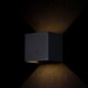 image 4 of Fulton Integrated LED Wall Lamp Black, IP54