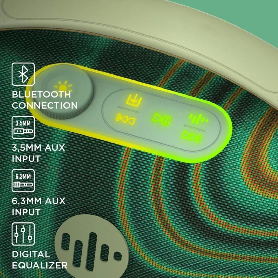 image 1 of Stromberg Force Portable Bluetooth Speaker 40W Forest Green