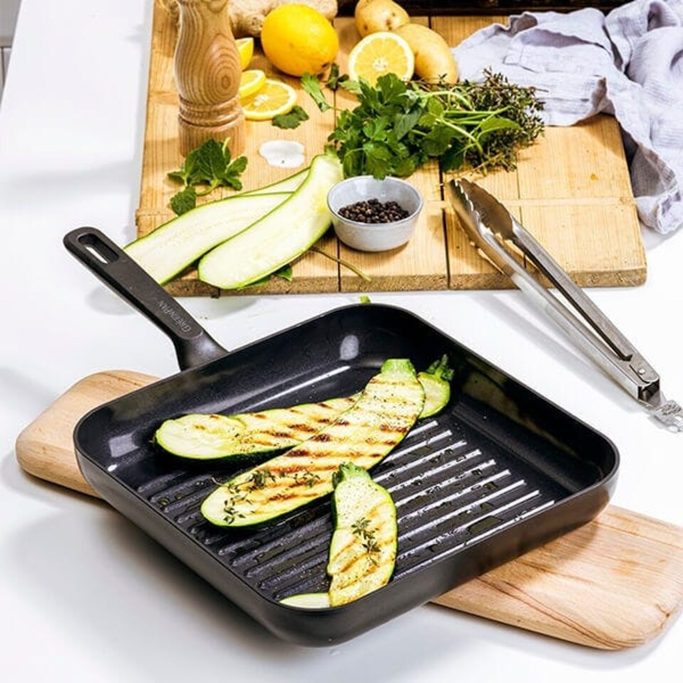 image 1 of GreenPan Memphis Non-Stick 28cm Grill Pan