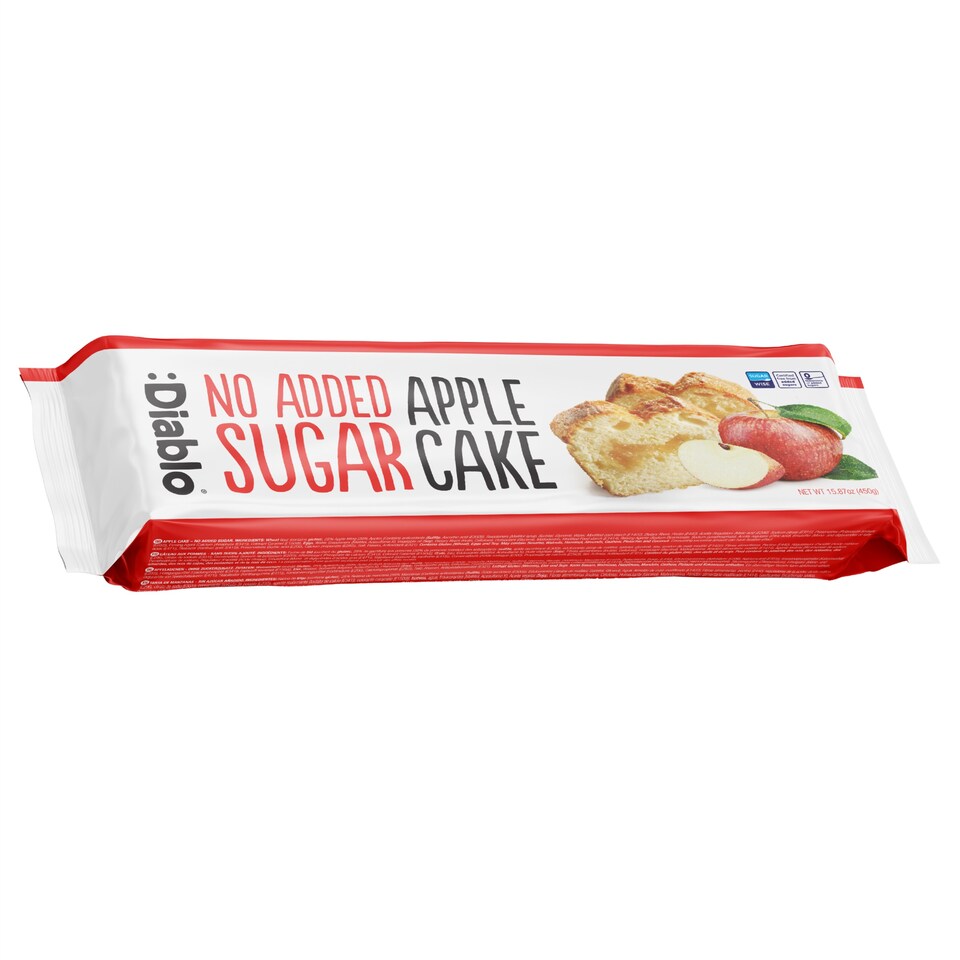 image 1 of Diablo No Added Sugar Apple Cake 450g
