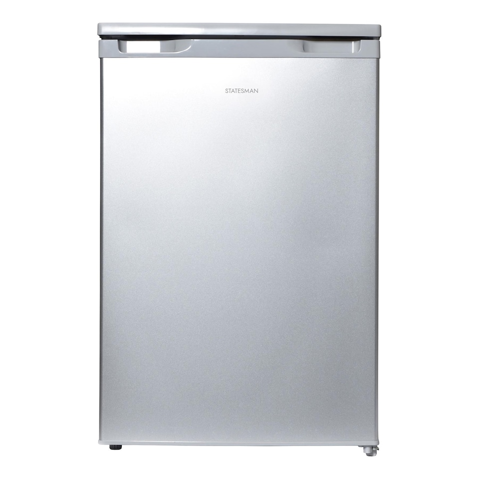 image 1 of Statesman L255S Freestanding Under Counter Larder Fridge, 133 Litre, Silver