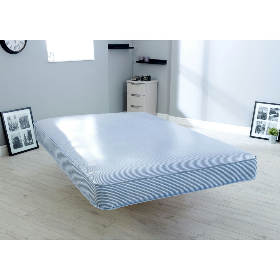 image 1 of Source 5 Contract Water-Resistant Mattress - Durable & Easy-Clean Design | Blue | Small Double