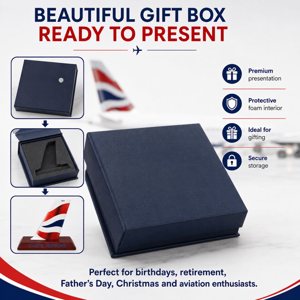 image 1 of Personalised British Airways Tail Fin Decor