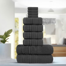Everyday 100% Cotton Towels - Super Absorant and Soft – Cotton Hand & Bath Towels - Charcoal Grey | Charcoal | Bath towel
