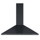 image 1 of Cookology 100cm Black Chimney Cooker Hood - Energy Rating A