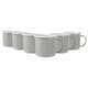 image 1 of Argon Tableware Coloured Enamel Mugs - 375ml - Grey - Pack of 6 | Grey | Grey