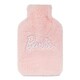 image 1 of Barbie Appliqué Logo Hot Water Bottle Cover - Pink - One Size