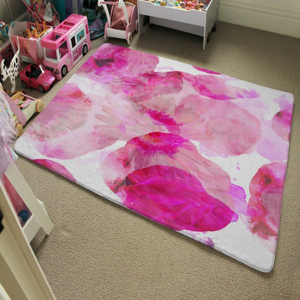 image 1 of Andrew lee Bo Ho in Pink (Rug) Pink | Small: 60x110cm