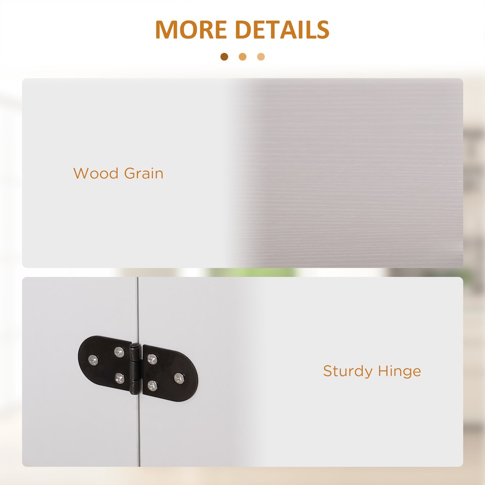 image 1 of HOMCOM Foldable Dining Table, Modern Drop Leaf Table for Kitchen, Dining Room and Living Room, White | White