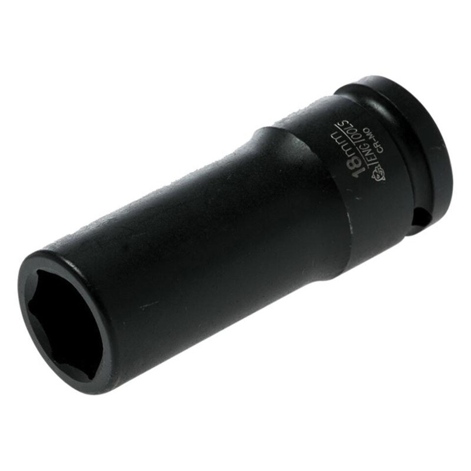 Teng Hexagon 6-point Deep Impact Socket - Multi Colour - 18mm