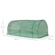 image 6 of Outsunny Tunnel Greenhouse Grow House Steel Frame PE Green 200x100x80 cm