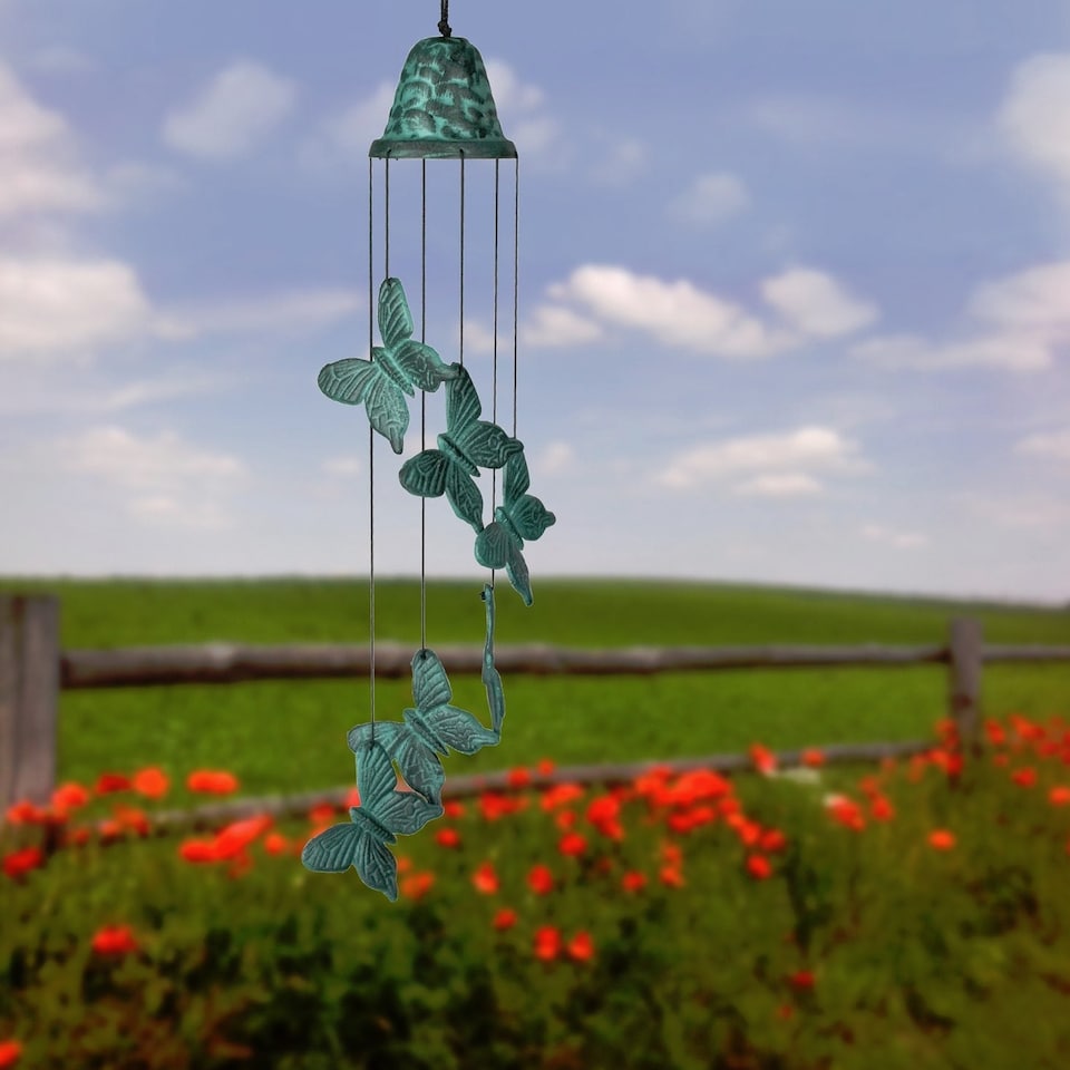 image 1 of Woodstock Outdoor Butterfly Wind Chime