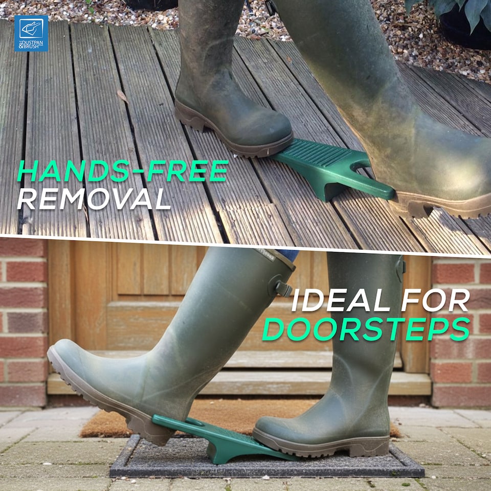 image 1 of Welly Boot Remover Boot Jack with Scraper Durable Puller for Muddy Boots
