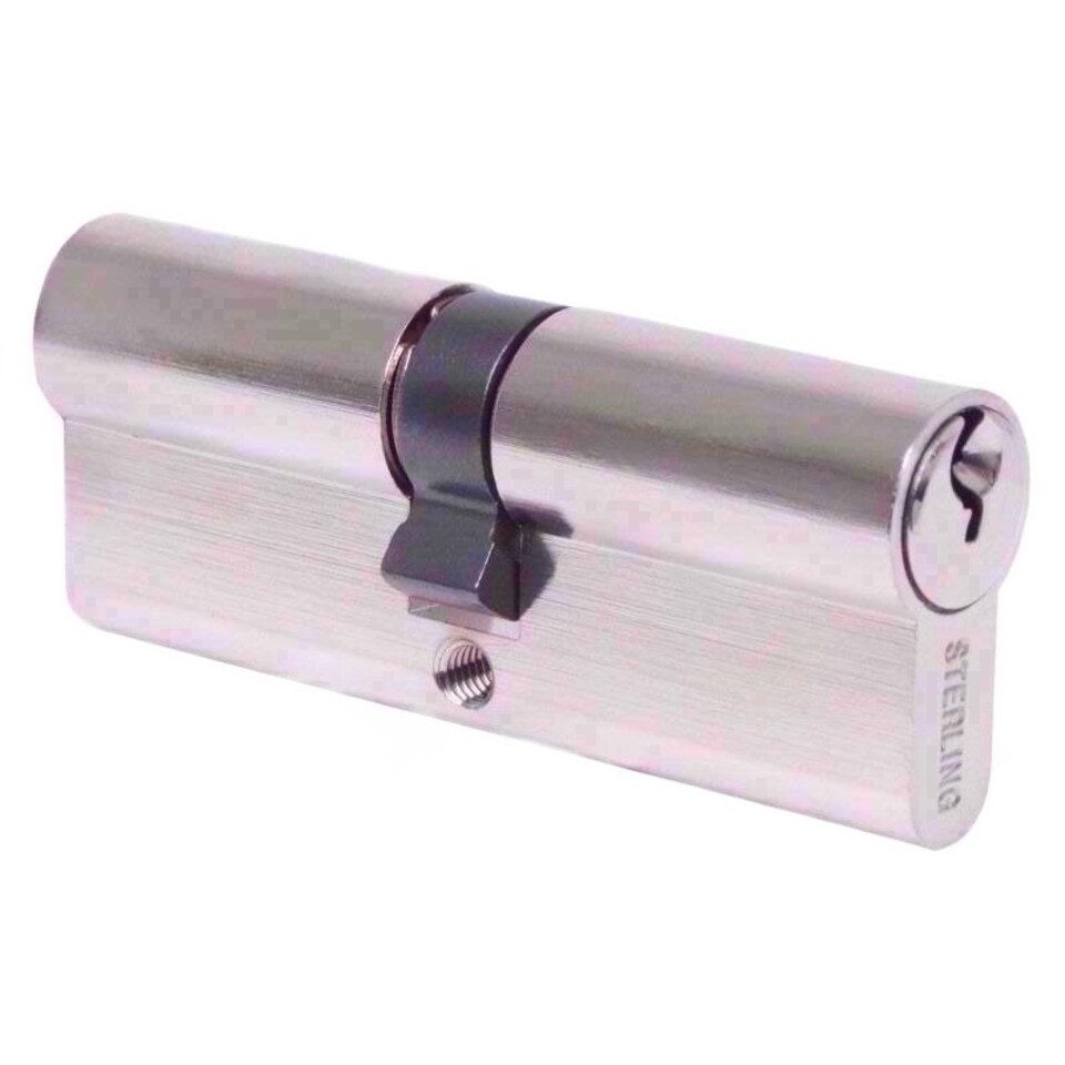 Sterling Europrofile EPN5050V Cylinder Lock - Silver/Black - 35mm x 35mm