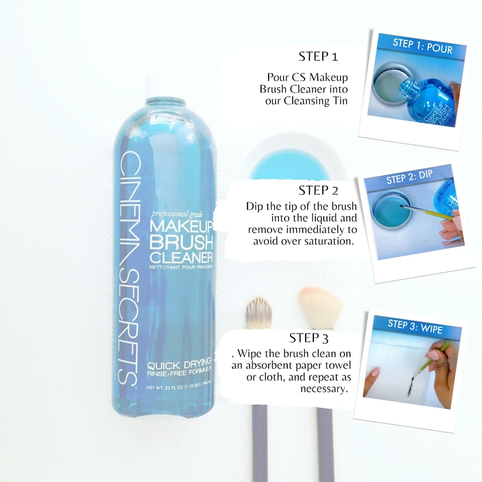image 1 of Cinema Secrets Make-Up Brush Cleaner Travel Kit