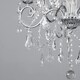 image 5 of BHS Daphne 5 Light Bathroom Chandelier, Chrome Silver | Silver