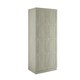 image 1 of Shaker Urban Oak Double Wardrobe with Single Rail & Internal Drawers Brown