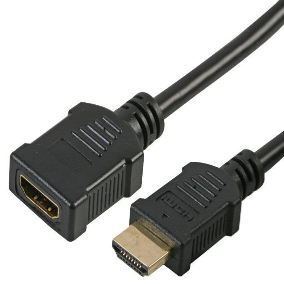 PRO SIGNAL - HDMI Male to Female Lead with Gold Plated Connectors, 3m