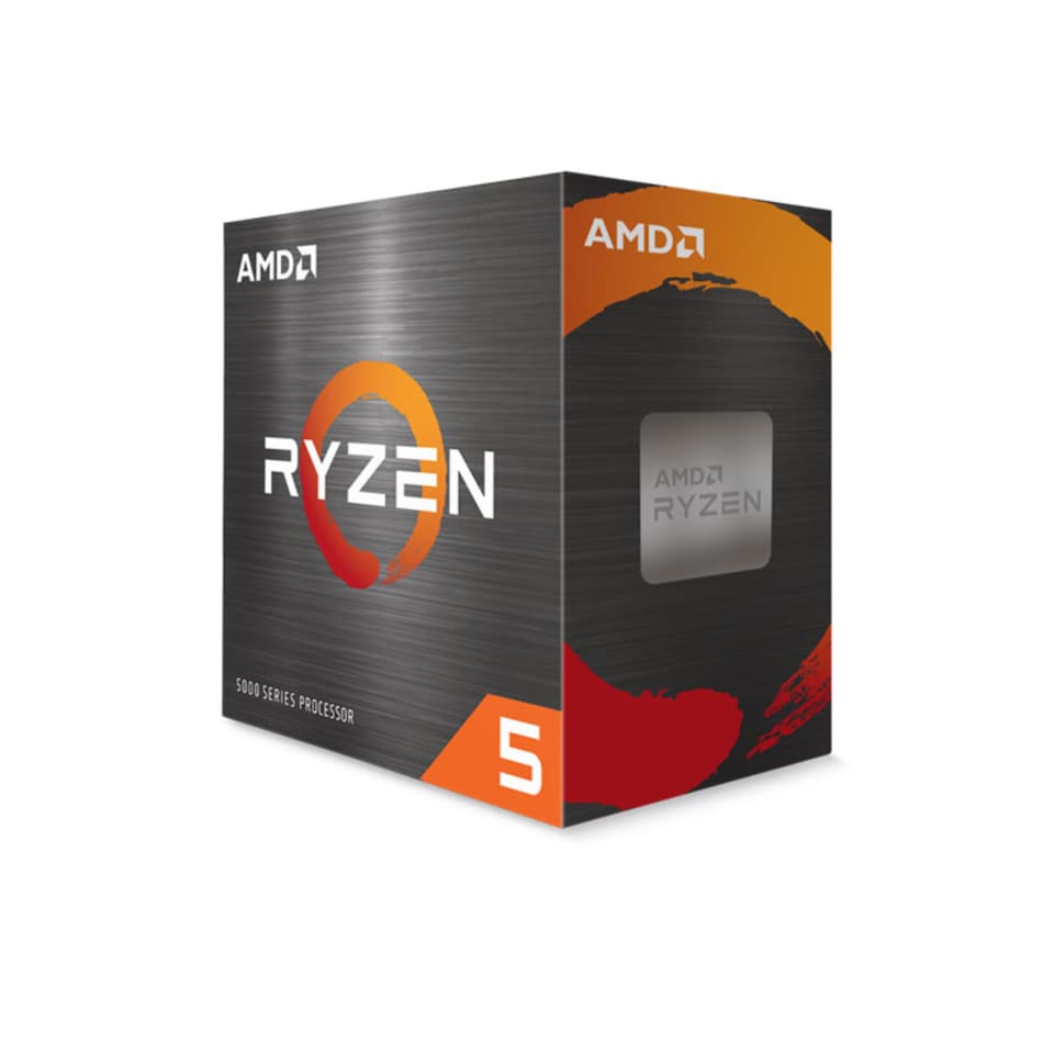 image 1 of AMD Ryzen 5 5600X Socket AM4 Processor with Wraith Stealth Active Fan Air Cooler