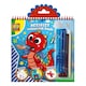 image 2 of SES CREATIVE Children's Activity Colouring Book Metallic 3-in-1 Set
