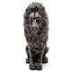 image 1 of Lion Plant Pot Feet - Set of 3 - L6 x W9 x H11 cm Grey