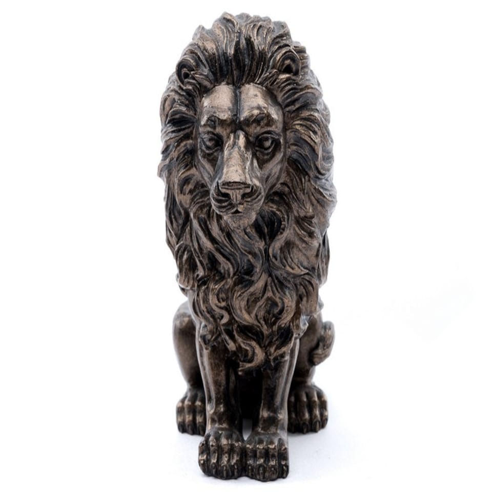 image 1 of Lion Plant Pot Feet - Set of 3 - L6 x W9 x H11 cm Grey