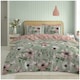 image 2 of VELVETIO Hayes Complete Duvet Cover Set with Fitted Sheet Breathable Bedding Quilt Green | Double