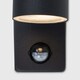 image 4 of ValueLights Black Outdoor Up Down IP44 Rated Wall Light PIR Motion Sensor Detector