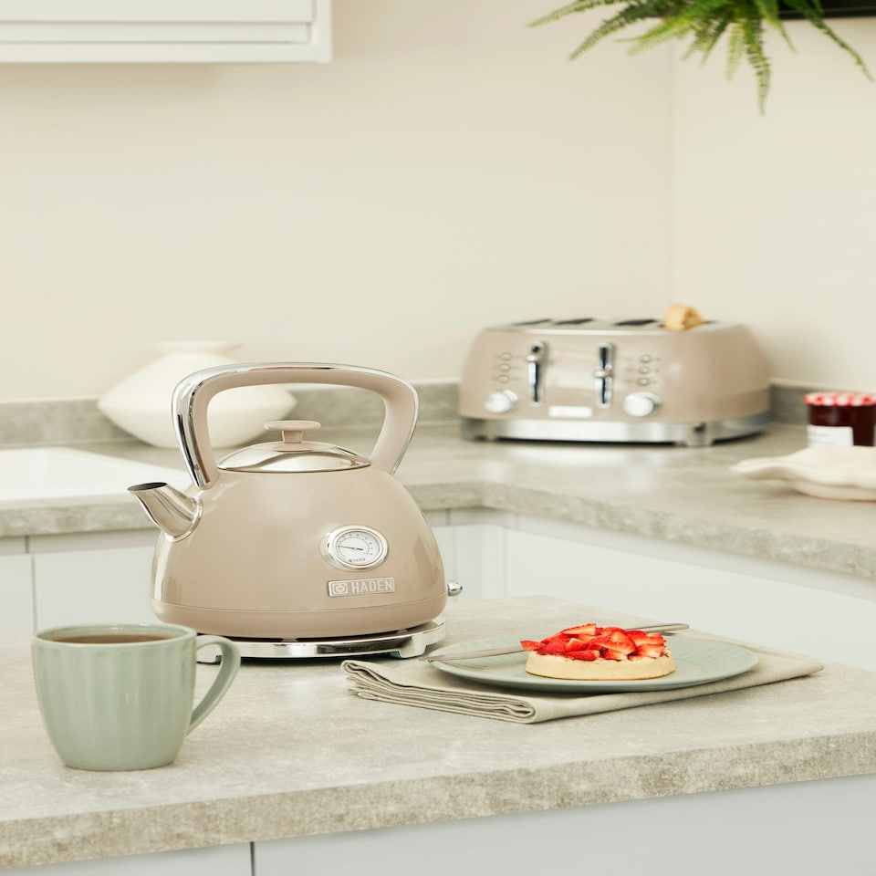 image 1 of Haden Putty Bristol Bundle - Kettle and 4 Slice Toaster Set