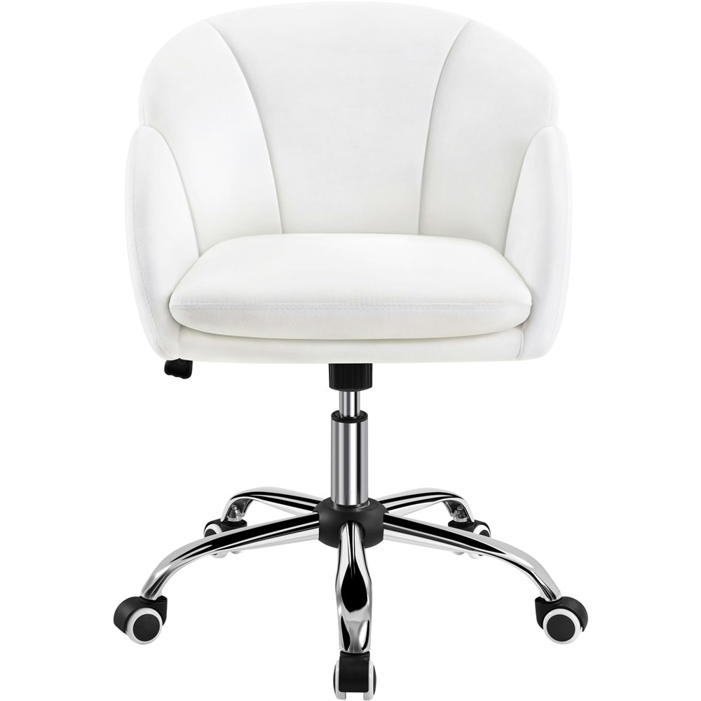 Yaheetech Swivel Rolling Home Office Chair with Armrests