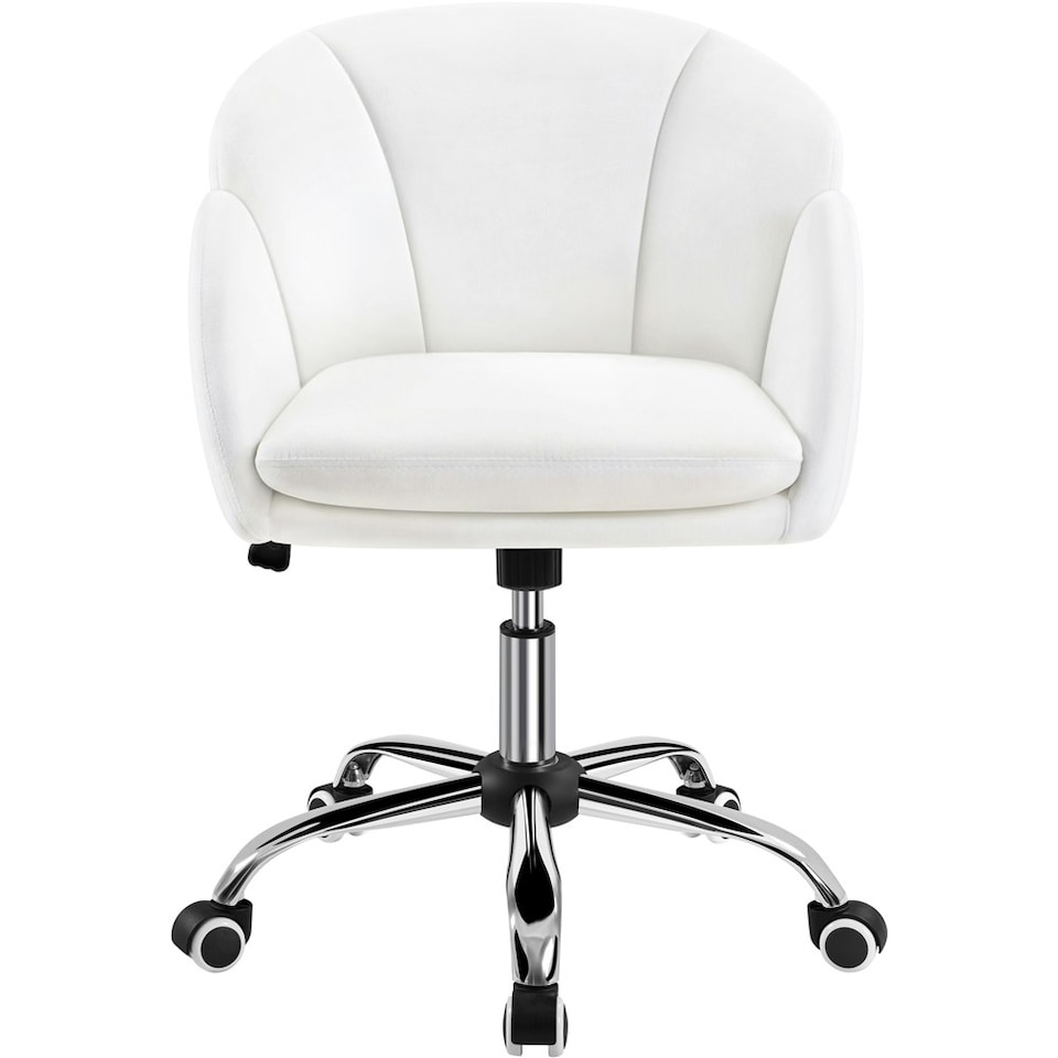 image 1 of Yaheetech Swivel Rolling Home Office Chair with Armrests