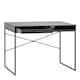 image 4 of Seaford 1 Drawer Office Desk in Ash Black