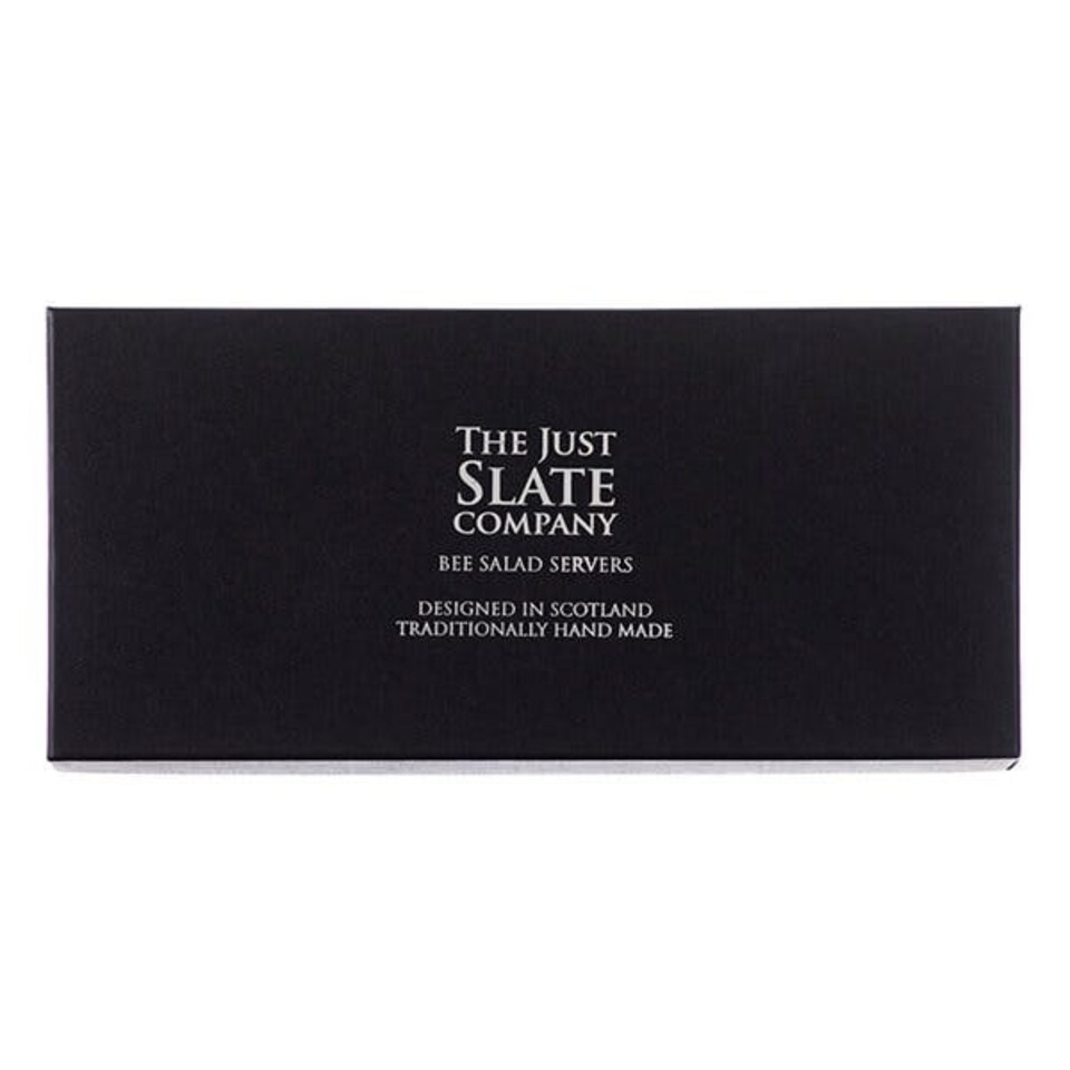 image 1 of The Just Slate Company Bee Salad Server Set