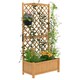 image 1 of COSTWAY Raised Garden Bed Outdoor Plant Container Orange Orange