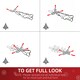 image 7 of HOMCOM 5ft Christmas Xmas Tree Pine Look and Metal Stand Snow Gift 184 Tips
