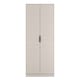 image 1 of Islay Tall Double Wardrobe in Kashmir Matt (Ready Assembled) | Cream | Kashmir Matt