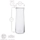 image 3 of LAV Vera Glass Carafe - 1.2L - Grey Lid