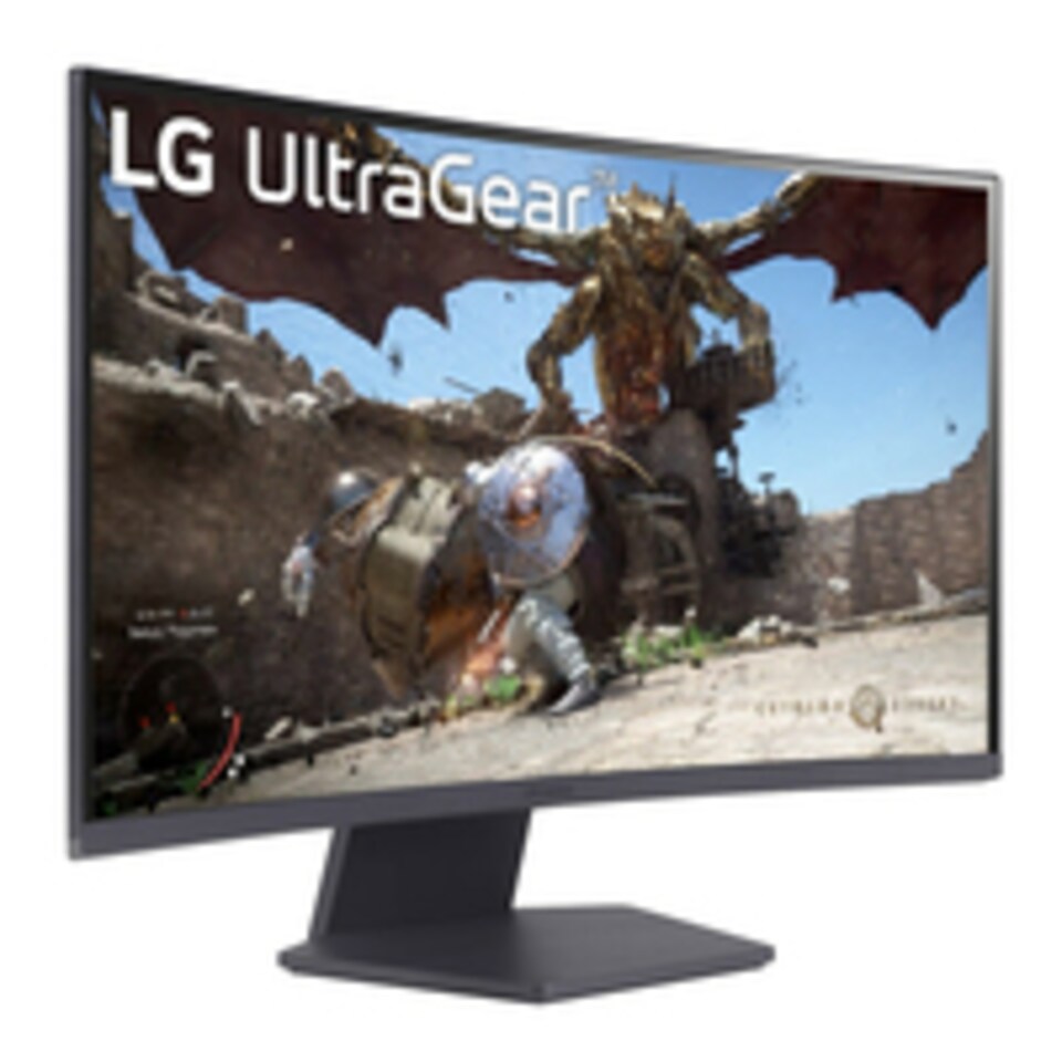 image 1 of LG UltraGear Curved Gaming Monitor 27GS60QC, 27 inch, 1440p, 180Hz, 1ms Response Time, VA Panel, AMD FreeSync, Smart Energy Saving, DisplayPort, HDMI | Black | Black | 68.6 cm (27")