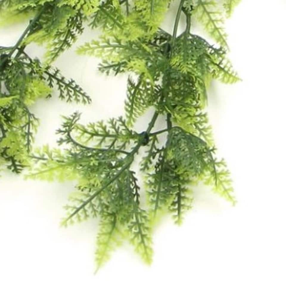 image 1 of Pack of 6 x Hanging UV and Fire Resistant Artificial Boston Fern Plant 75cm