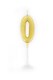 image 1 of Gold 0 Number Candle | Gold