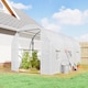 image 2 of Outsunny Large Walk-in Greenhouse Poly Tunnel Galvanised Garden Plants Grow Tent