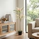 image 6 of HOMCOM 90 cm Artificial Cordyline Tree in Moss Effect Pot, Yellow