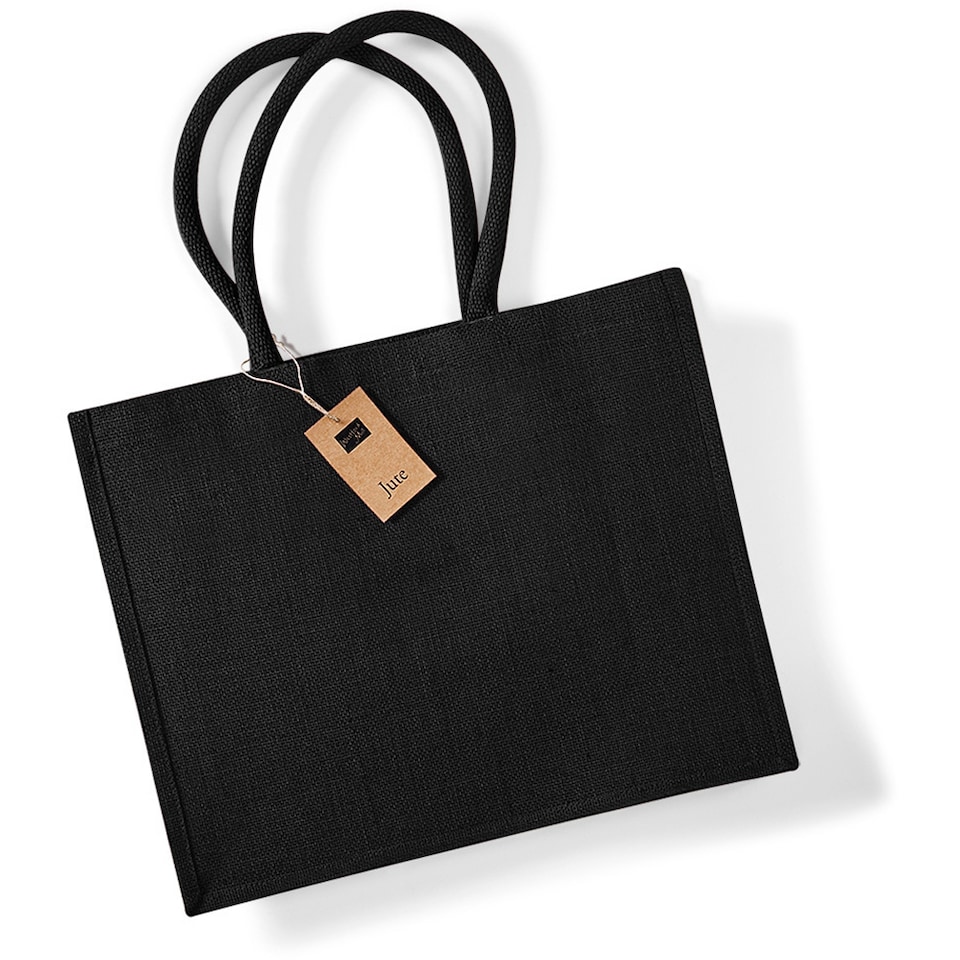 image 1 of Westford Mill Classic Jute Shopper Bag (21 Litres)