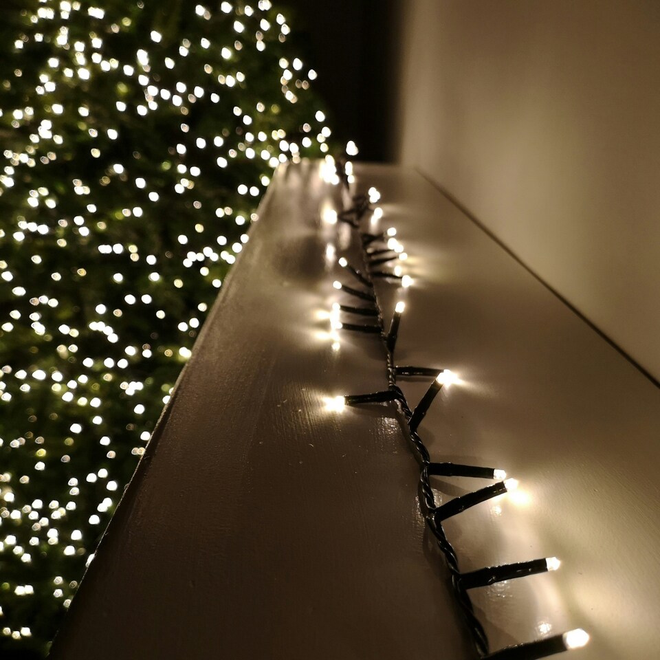 image 1 of 6m 240 LED TreeBrights Multi-Action Christmas String Lights with Timer in Warm White