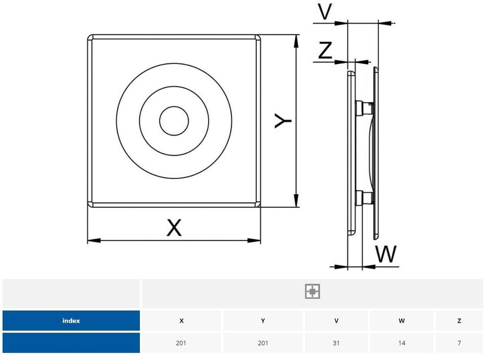 image 1 of 125mm Pull Cord ORION Extractor Fan Ecru ABS Front Panel Wall Ceiling Ventilation