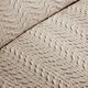 image 3 of Serene Embossed Curve Duvet Cover Set Natural