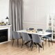 image 4 of Ines Dining Chair in Grey Set of 4